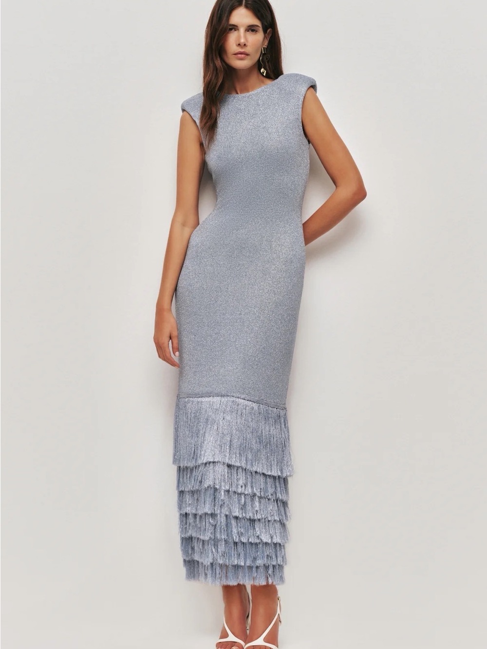 NWT AJE Breeze Knit Midi Dress
